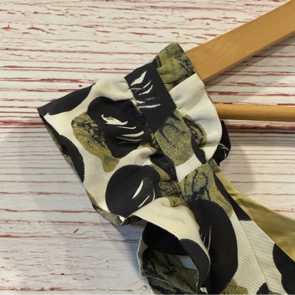 NWT Anthropologie Leifsdottir Leaf Print Mini Dress Sz 6 - Picture 6 of 15
